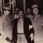 Il momento dell'arresto del bosso corleonese Luciano Leggio, 16 maggio 1974