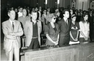 La famiglia Giuliano in una delle tante commemorazioni